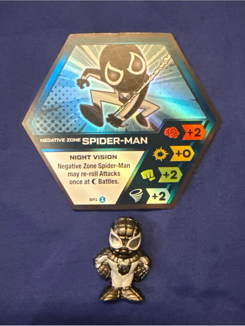 Funko Marvel Battleworld Negative Zone Spider-Man Figure with Card Series 1 2020
